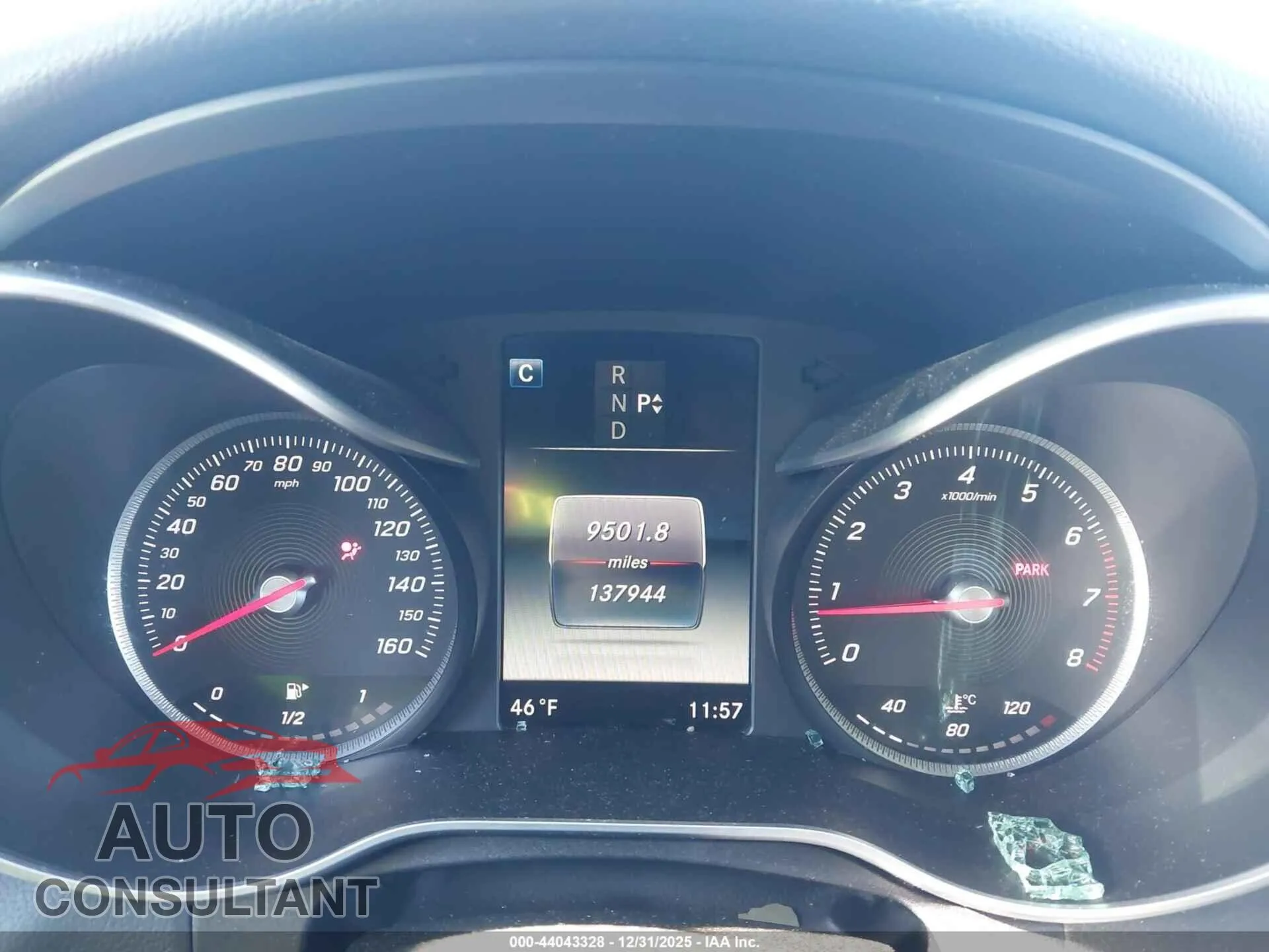 2016 MERCEDES-BENZ C 300 Damaged VIN WDDWF4KB3GR124998 – exterior detail