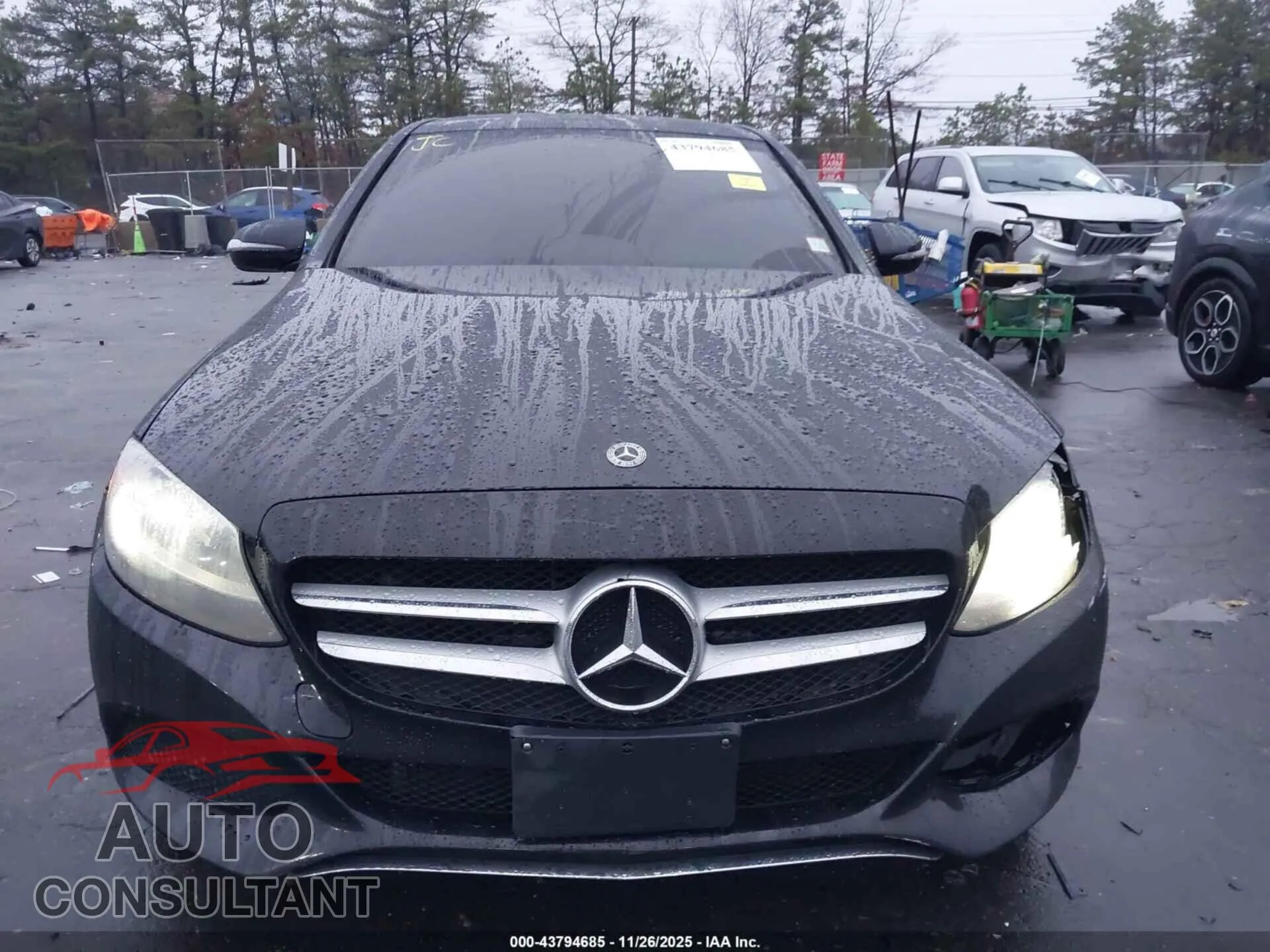 2018 MERCEDES-BENZ C 300 Damaged VIN WDDWF4KB9JR356254 – photo 12