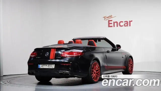 2017 Mercedes-Benz C-Class W205 C63 Amg Cabriolet Sold VIN WDDWK8GB7HF479171 – front exterior