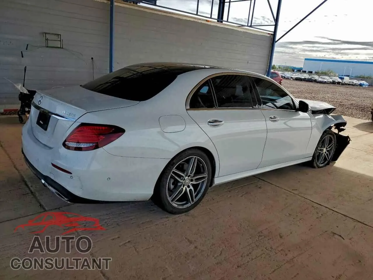 2017 MERCEDES-BENZ E-CLASS Damaged VIN WDDZF4KB6HA061117 – side profile