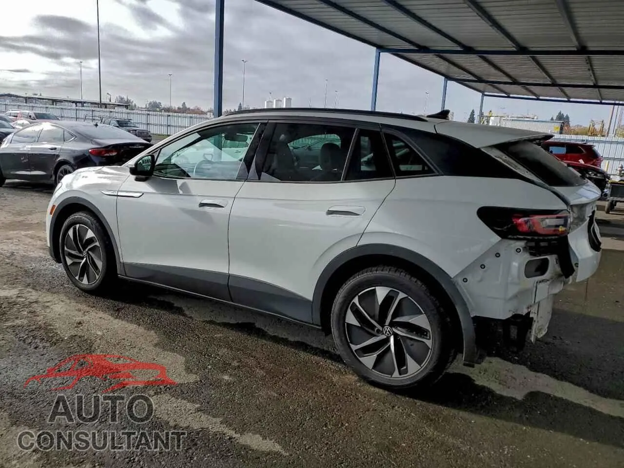 2021 VOLKSWAGEN ID.4 PRO S Damaged VIN WVGTMPE29MP063403 – rear exterior