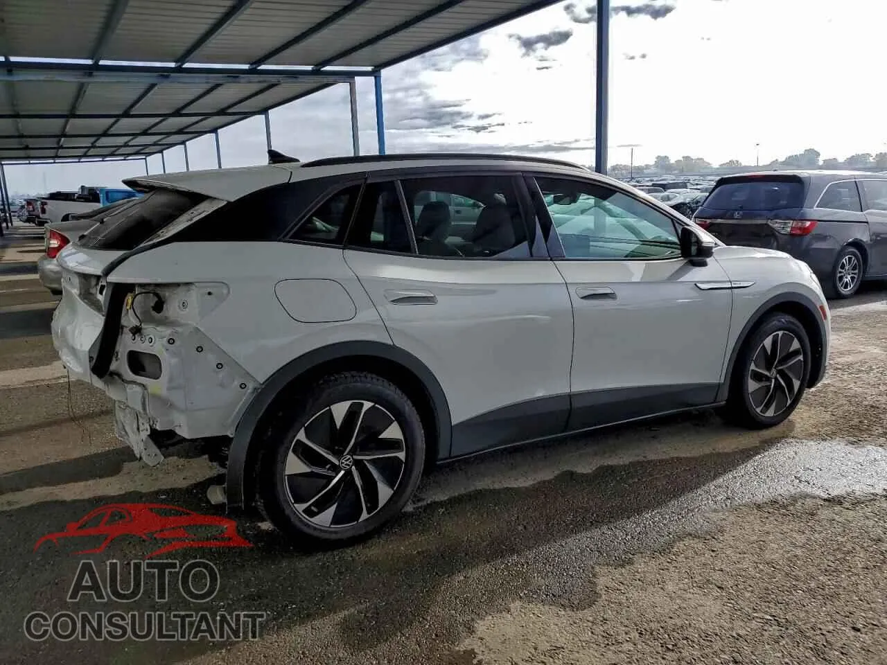 2021 VOLKSWAGEN ID.4 PRO S Damaged VIN WVGTMPE29MP063403 – side profile