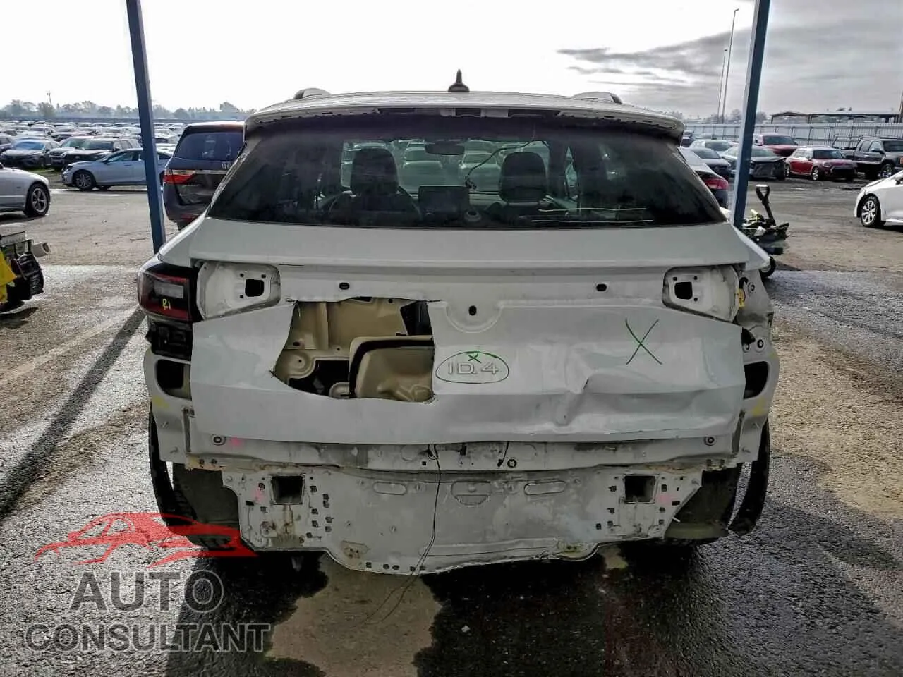 2021 VOLKSWAGEN ID.4 PRO S Damaged VIN WVGTMPE29MP063403 – engine bay
