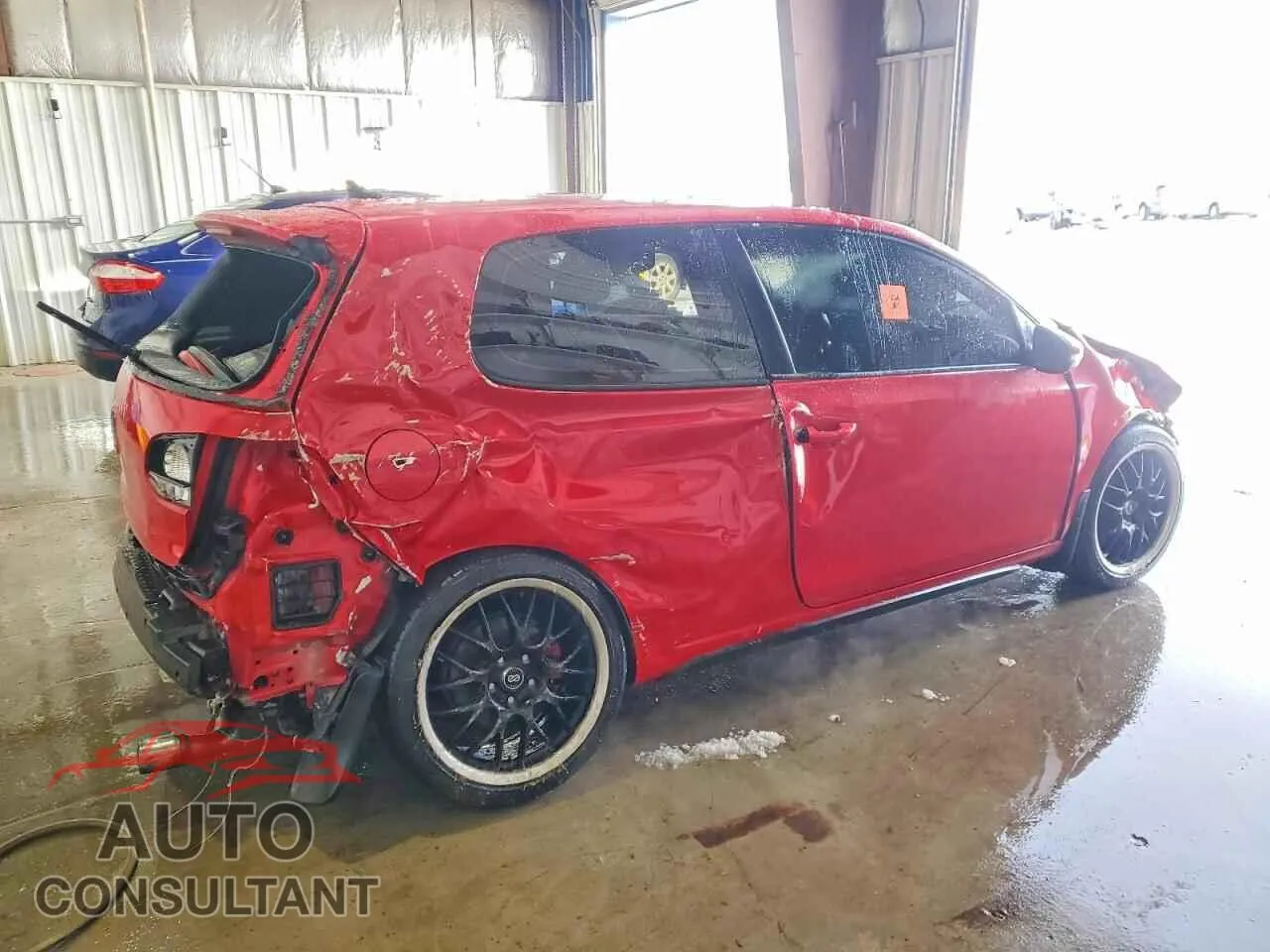 2011 VOLKSWAGEN GTI Damaged VIN WVWFV7AJ4BW028587 – side profile