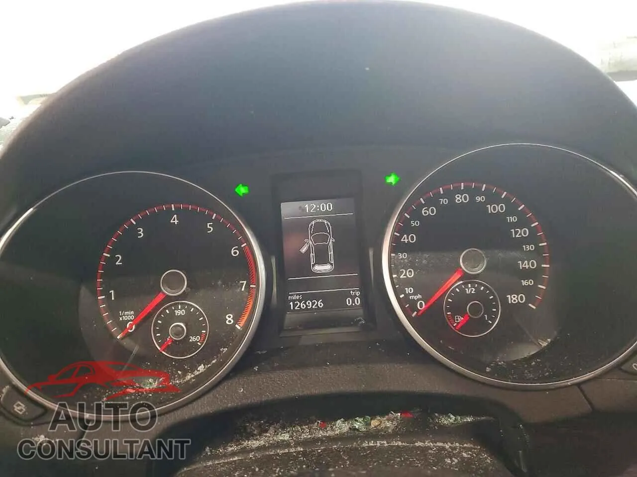 2011 VOLKSWAGEN GTI Damaged VIN WVWFV7AJ4BW028587 – trunk area