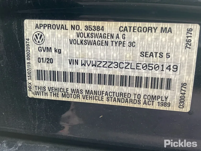 2020 Volkswagen Passat Used VIN WVWZZZ3CZLE050149 – interior seats