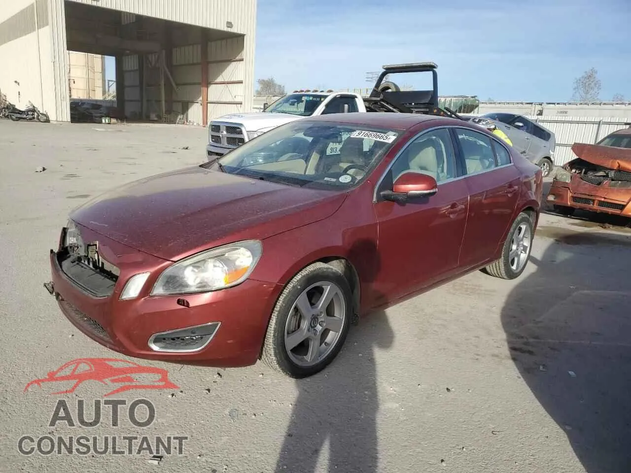 2013 VOLVO S60 VIN YV1612FH0D2221179