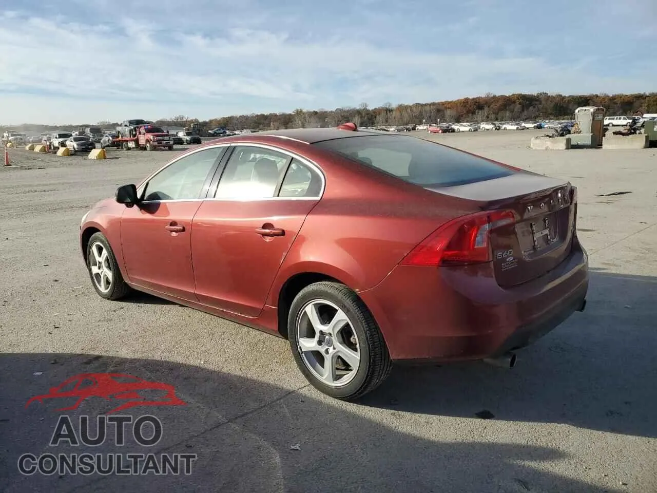 2013 VOLVO S60 Damaged VIN YV1612FH0D2221179 – rear exterior