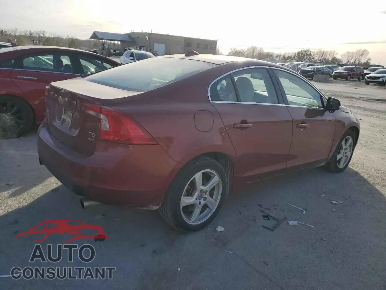 2013 VOLVO S60 Damaged VIN YV1612FH0D2221179 – side profile
