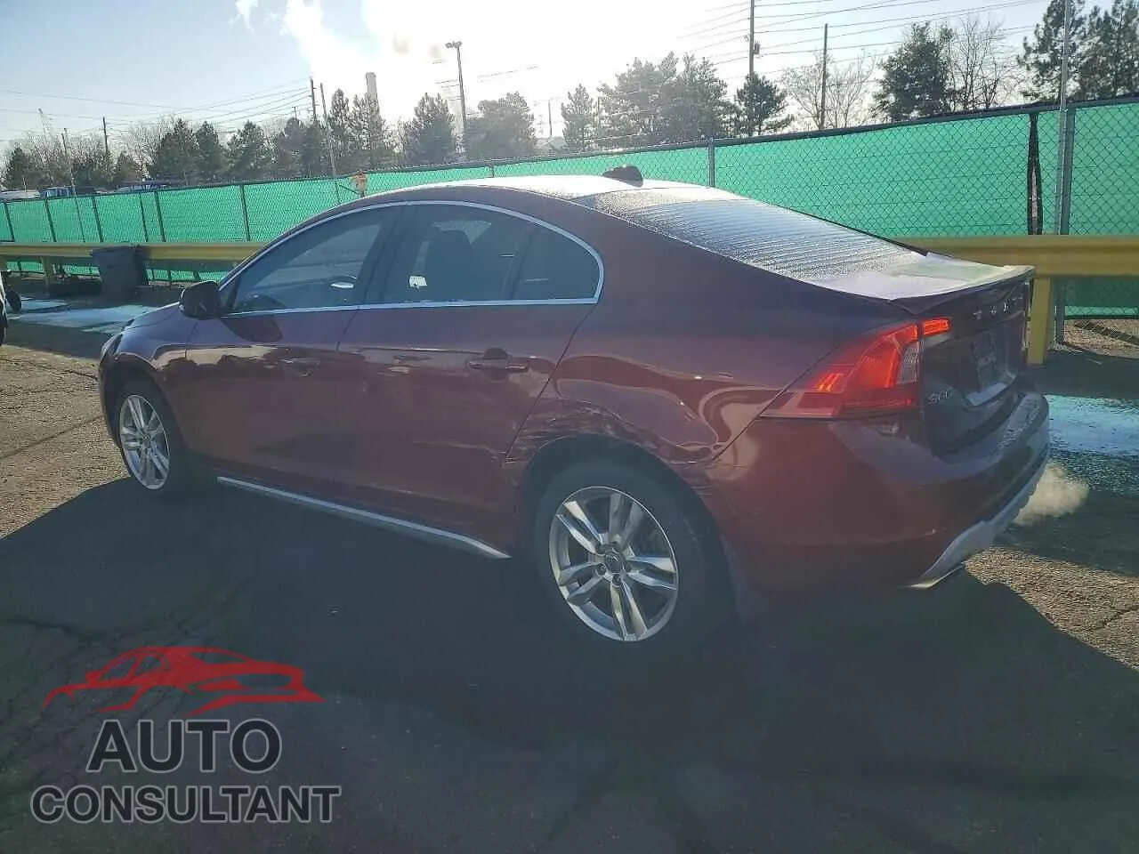 2012 VOLVO S60 Damaged VIN YV1622FS5C2020708 – rear exterior
