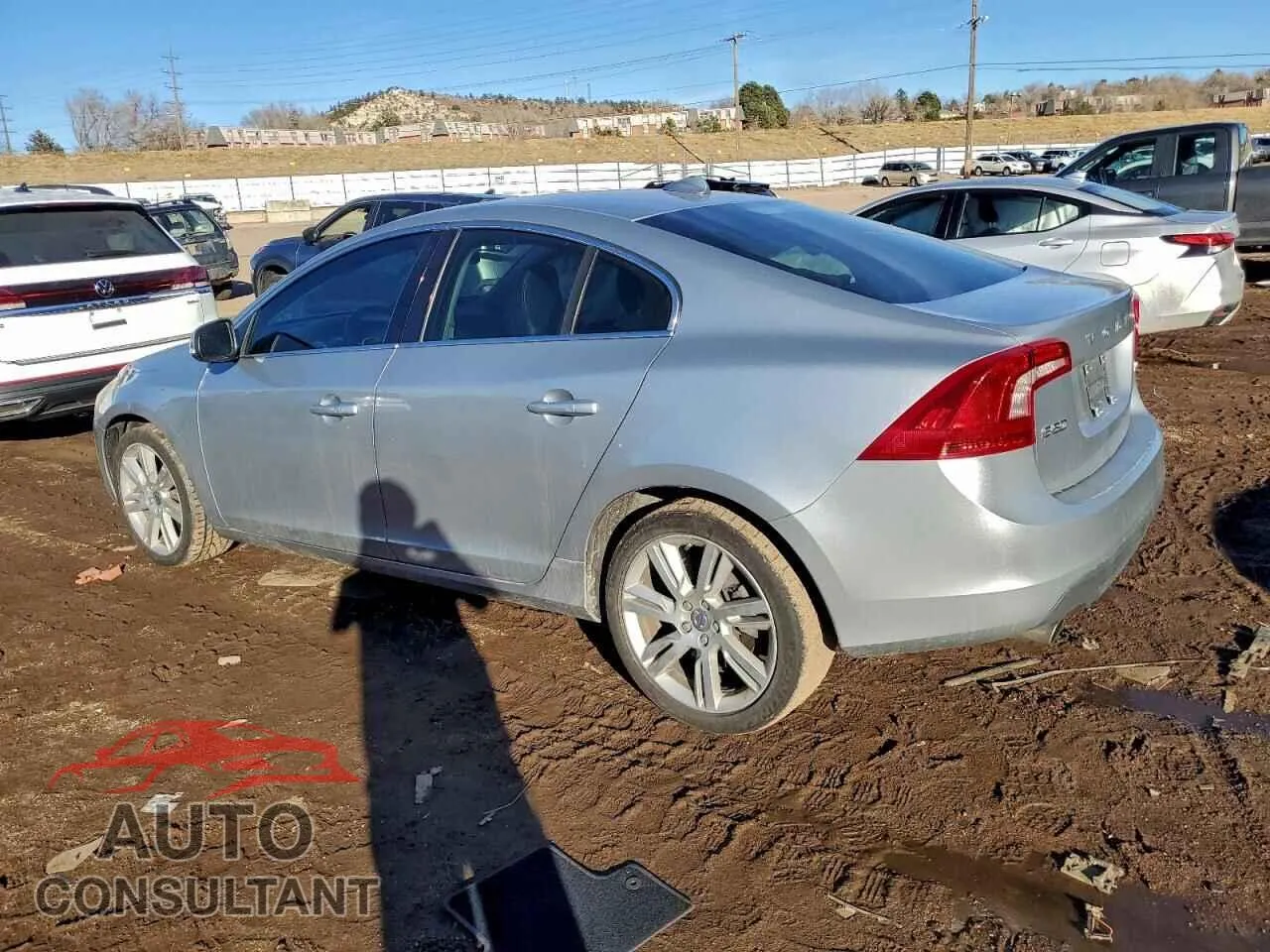 2011 VOLVO S60 Damaged VIN YV1902FH0B2019486 – rear exterior