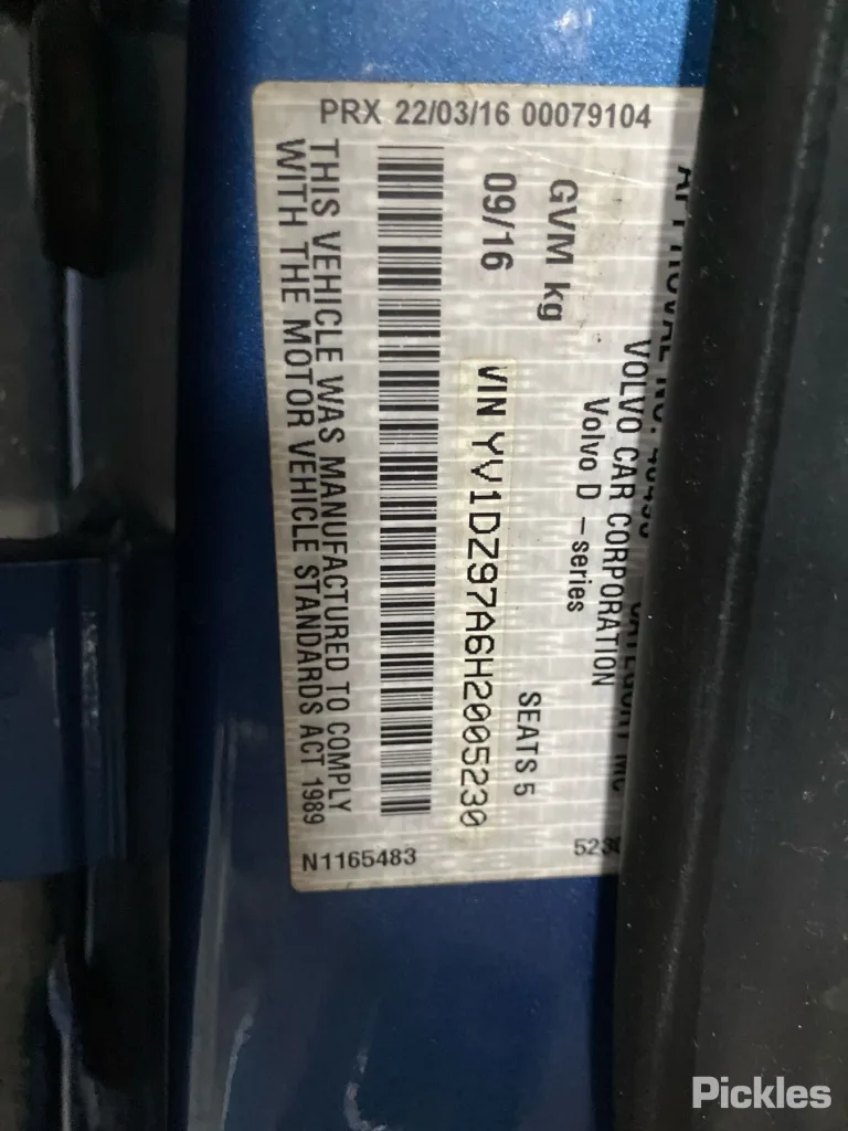 2016 Volvo XC60 Damaged VIN YV1DZ97A6H2005230 – odometer reading