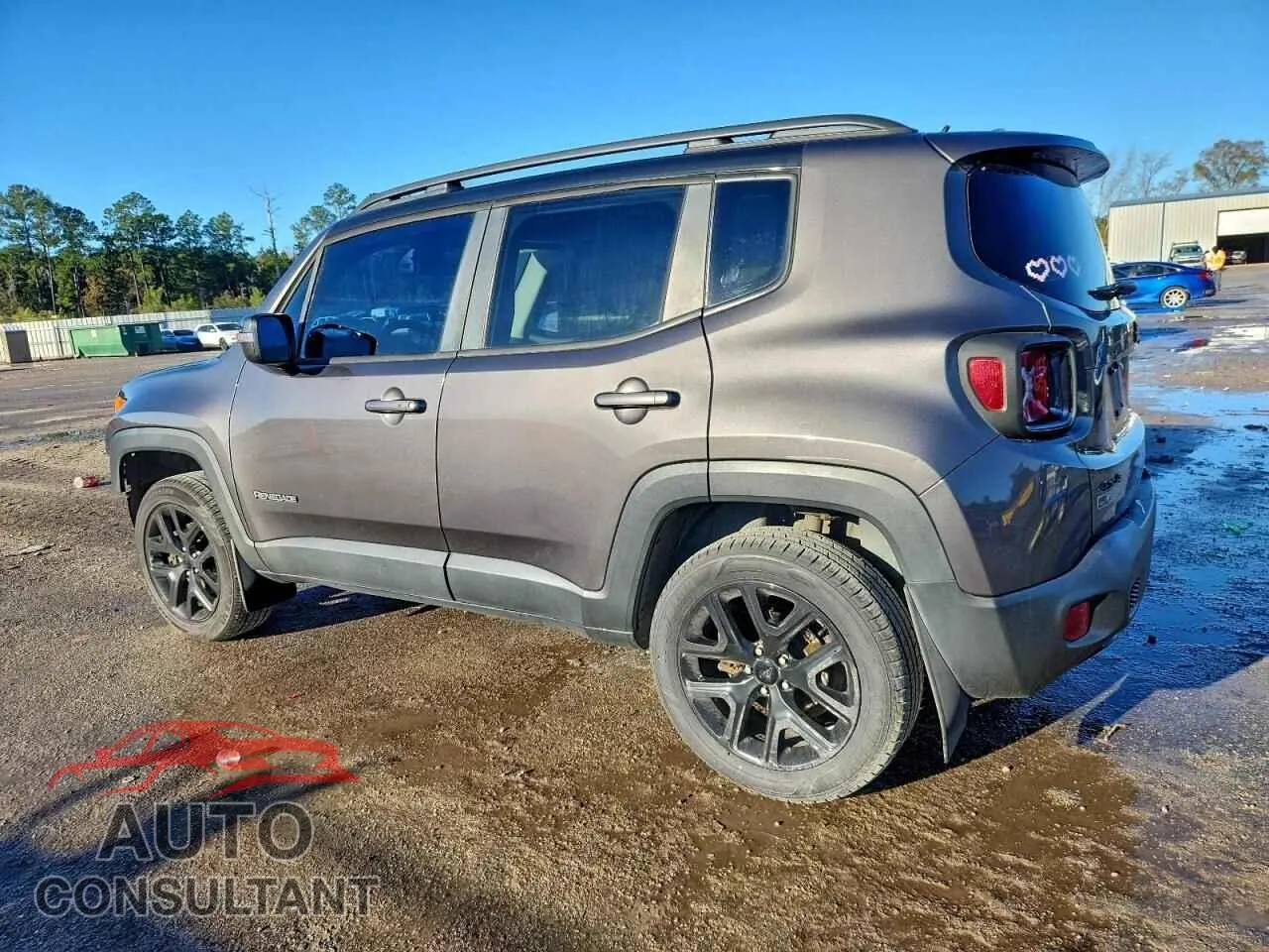 2016 JEEP RENEGADE Damaged VIN ZACCJBBT8GPD00385 – rear exterior
