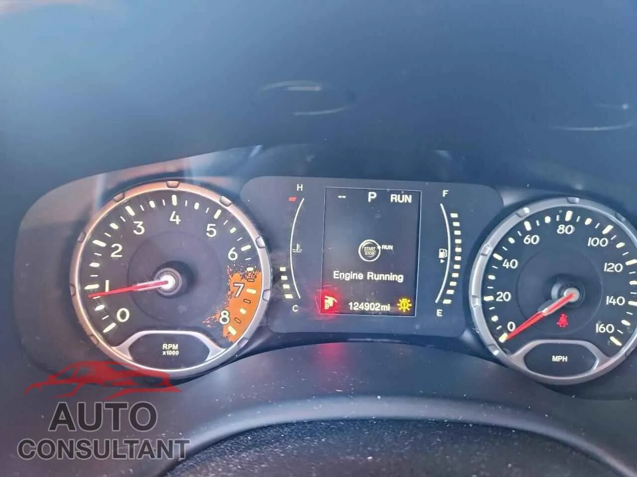 2016 JEEP RENEGADE Damaged VIN ZACCJBBT8GPD00385 – trunk area