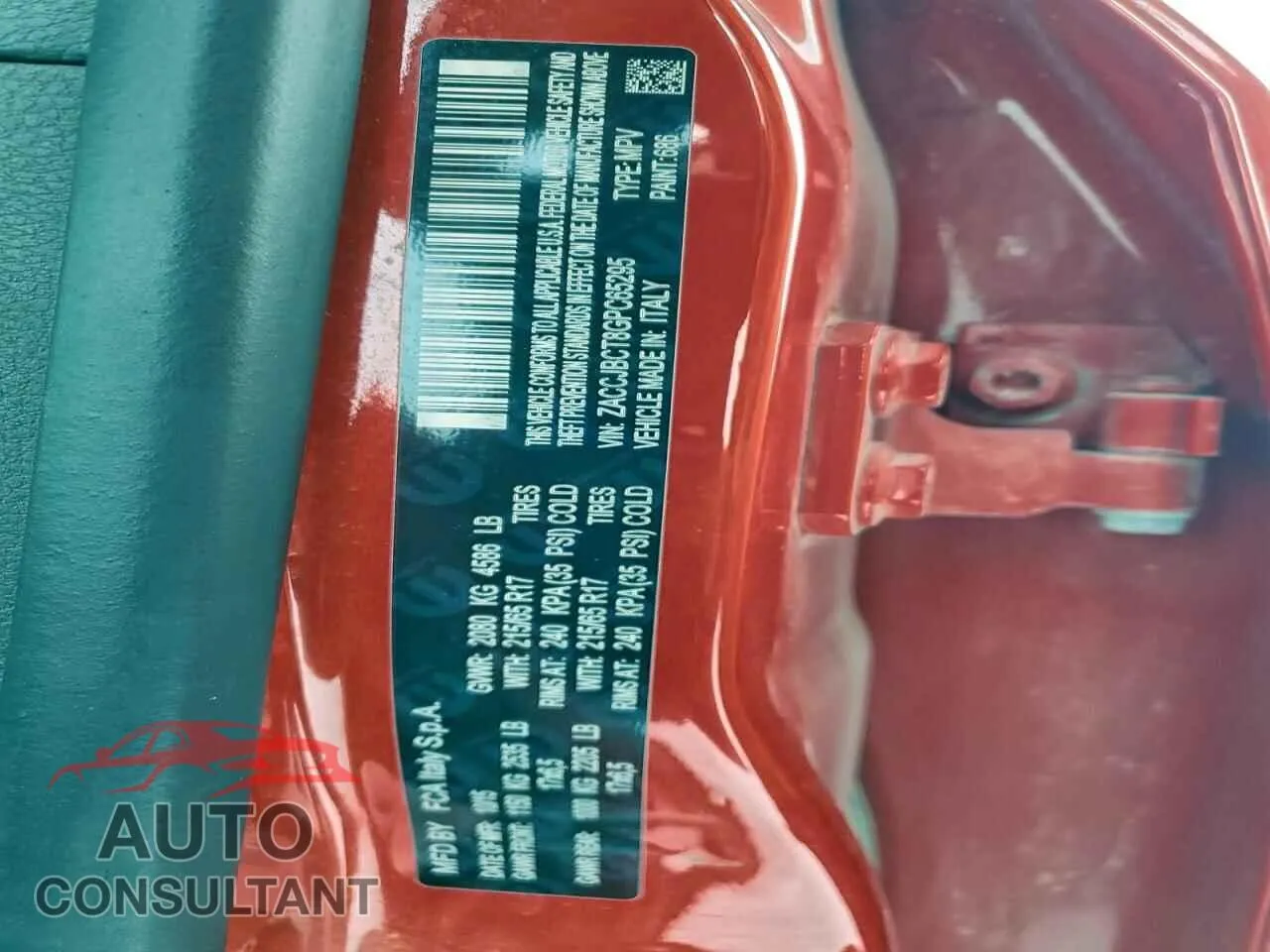 2016 JEEP RENEGADE Damaged VIN ZACCJBCT8GPC65295 – photo 13