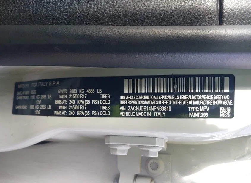 2022 JEEP Renegade Used VIN ZACNJDB14NPN69819 – photo 12